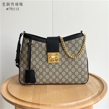 GUCCI   2024新款女生時尚休閒包  尺寸：32.5-24-5.5CM