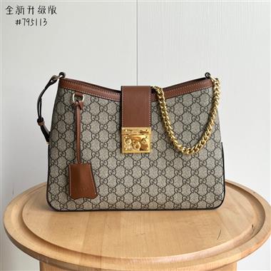 GUCCI   2024新款女生時尚休閒包  尺寸：32.5-24-5.5CM