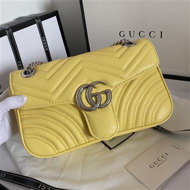 GUCCI   2024新款女生時尚休閒包  尺寸：26x15x7CM