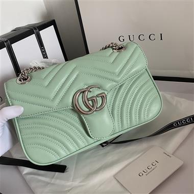 GUCCI   2024新款女生時尚休閒包  尺寸：26x15x7CM