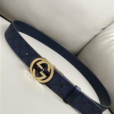 GUCCI   2024新款時尚皮帶  3.7CM