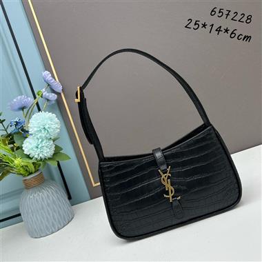 YSL   2024新款女生時尚包包  尺寸：25X14X6CM
