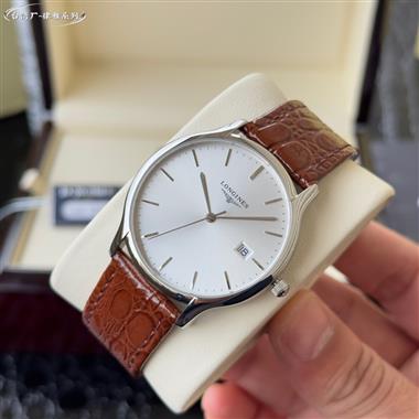 LONGINES    2024新款時尚休閒手錶  尺寸：男39MM 女36MM