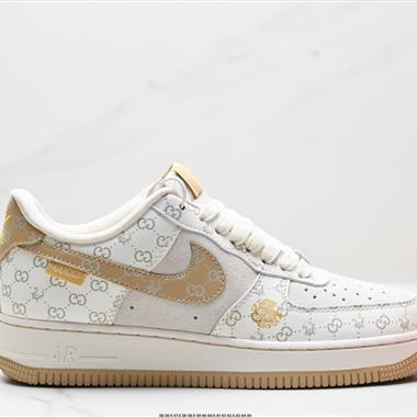 Gucci x Nike Air Force 1』07 Low 空軍一號經典低幫百搭休閑運動板鞋