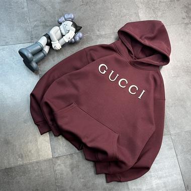 GUCCI   2024秋冬新款衛衣帽T 男女同款