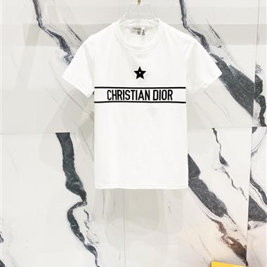 DIOR   2025春夏新款短袖T恤  女生款