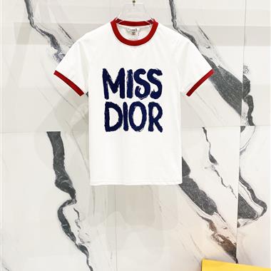 DIOR   2025春夏新款短袖T恤  女生款