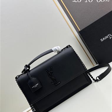 YSL   2025新款女生時尚包包 尺寸：25x16x6CM
