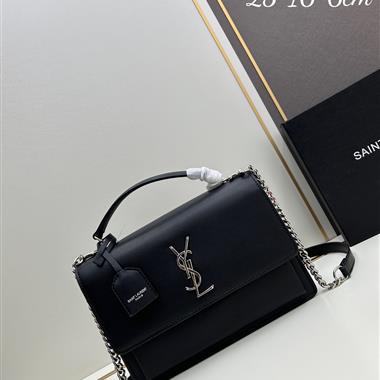 YSL   2025新款女生時尚包包 尺寸：25x16x6CM