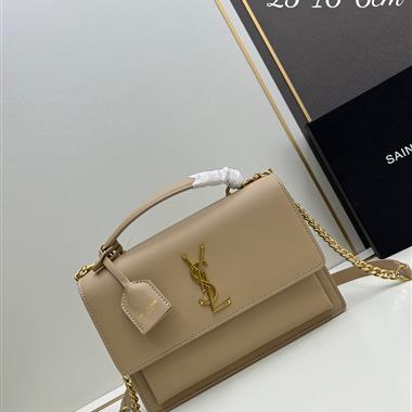 YSL   2025新款女生時尚包包 尺寸：25x16x6CM