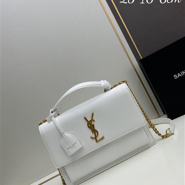 YSL   2025新款女生時尚包包 尺寸：25x16x6CM