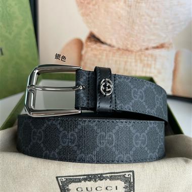 GUCCI   2025新款時尚皮帶   3.5CM