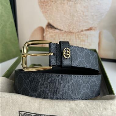 GUCCI   2025新款時尚皮帶   3.5CM