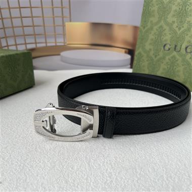 GUCCI   2025新款時尚皮帶   3.5CM