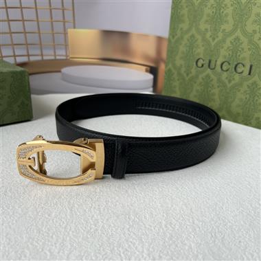 GUCCI   2025新款時尚皮帶   3.5CM
