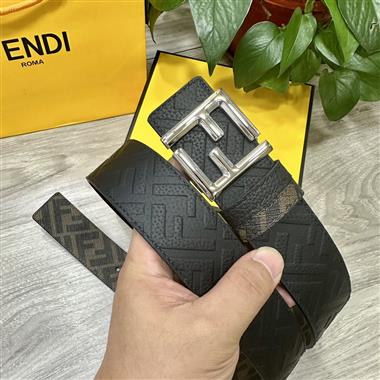 FENDI   2025新款時尚皮帶   4.0CM