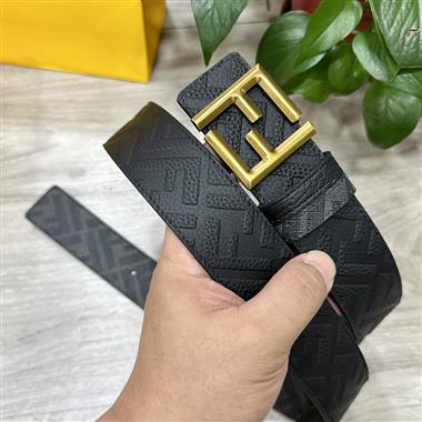 FENDI   2025新款時尚皮帶   4.0CM
