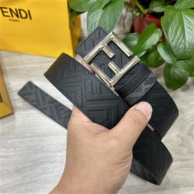 FENDI   2025新款時尚皮帶   4.0CM