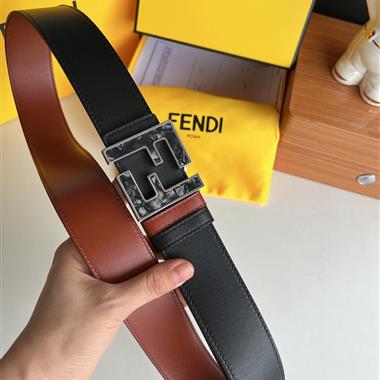 FENDI   2025新款時尚皮帶   4.0CM