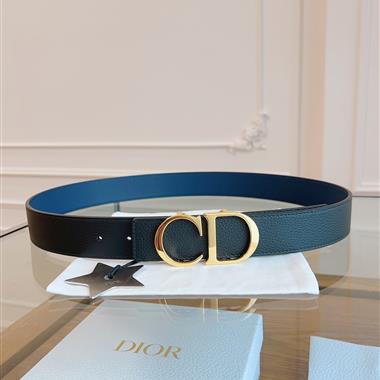 DIOR   2025新款時尚皮帶   3.5CM