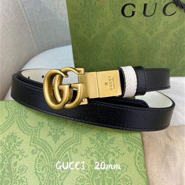 GUCCI   2025新款時尚皮帶   2.0CM