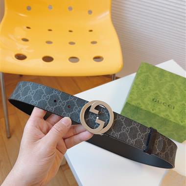 GUCCI   2025新款時尚皮帶   4.0CM