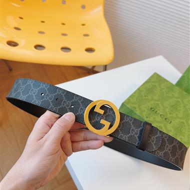 GUCCI   2025新款時尚皮帶   4.0CM