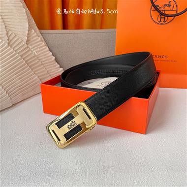 HERMES   2025新款時尚皮帶   3.5CM