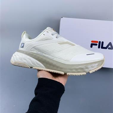 FILA  Athletics 時尚舒適 網布織物防滑耐磨 低幫訓練跑步鞋
