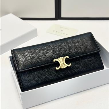CELINE  2025新款時尚皮夾 尺寸：19x10CM