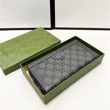 GUCCI   2025新款時尚皮夾 尺寸：19x10CM