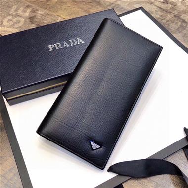 PRADA   2025新款時尚皮夾  尺寸：19x10CM