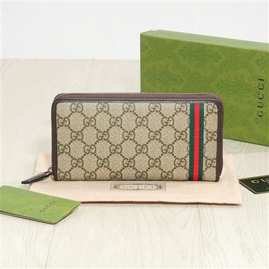 GUCCI   2025新款時尚皮夾  尺寸：21x11CM