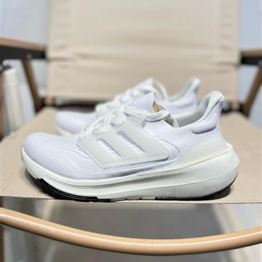 Adidas  Ultra Boost Light UB2023系列低幫襪套式針織透氣緩震休閑運動慢跑鞋