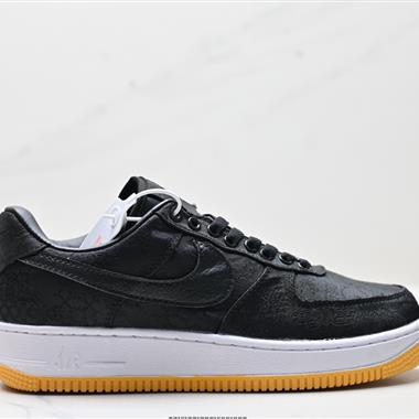 Fragment Design x Nike Air Force 1 JT PremiumGame Black 空軍一號經典低幫百搭休閑運動板鞋