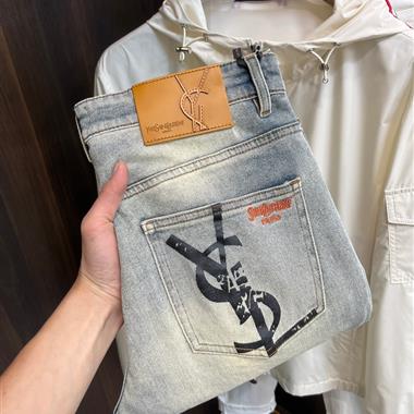 YSL   2025春夏新款休閒牛仔褲
