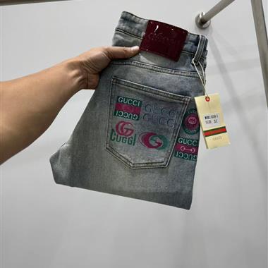 GUCCI   2025春夏新款休閒牛仔褲