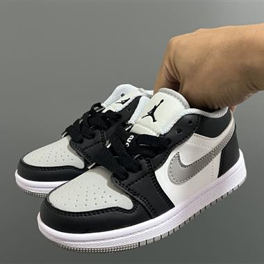 NIKE AJ 低幫鞋帶扣兒童運動鞋
