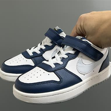 NIKE 空軍一號工裝低幫魔術貼兒童板鞋