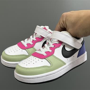 NIKE 空軍一號工裝低幫魔術貼兒童板鞋