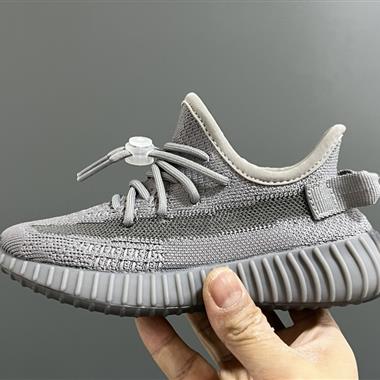 Adidas 椰子350V2真爆鞋帶扣兒童一腳蹬運動鞋