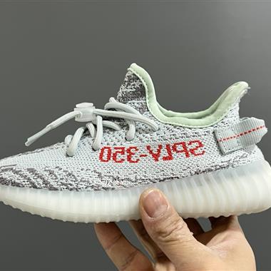 Adidas 椰子350V2真爆鞋帶扣兒童一腳蹬運動鞋