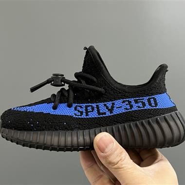 Adidas 椰子350V2真爆鞋帶扣兒童一腳蹬運動鞋