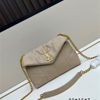 YSL   2025新款女生時尚包包  尺寸：23x15x7CM