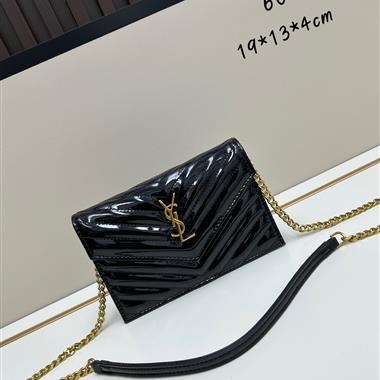 YSL   2025新款女生時尚包包  尺寸：19x13x4.5CM