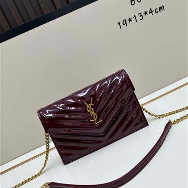 YSL   2025新款女生時尚包包  尺寸：19x13x4.5CM