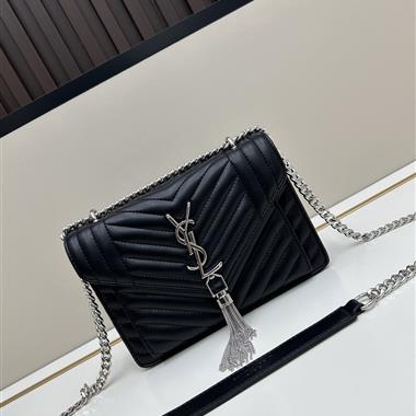 YSL   2025新款女生時尚包包  尺寸：22x14x6CM