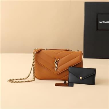 YSL   2025新款女生時尚包包 尺寸：24x14x6CM