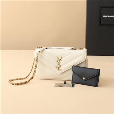 YSL   2025新款女生時尚包包 尺寸：24x14x6CM