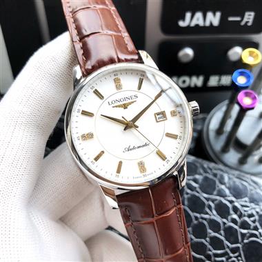 LONGINES   2025新款時尚休閒手錶   尺寸：40MM